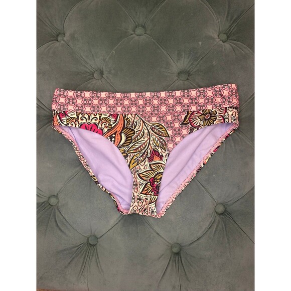 prAna Cosmo Pink Bottom Bikini Swim Poolside Size XS - Picture 2 of 6